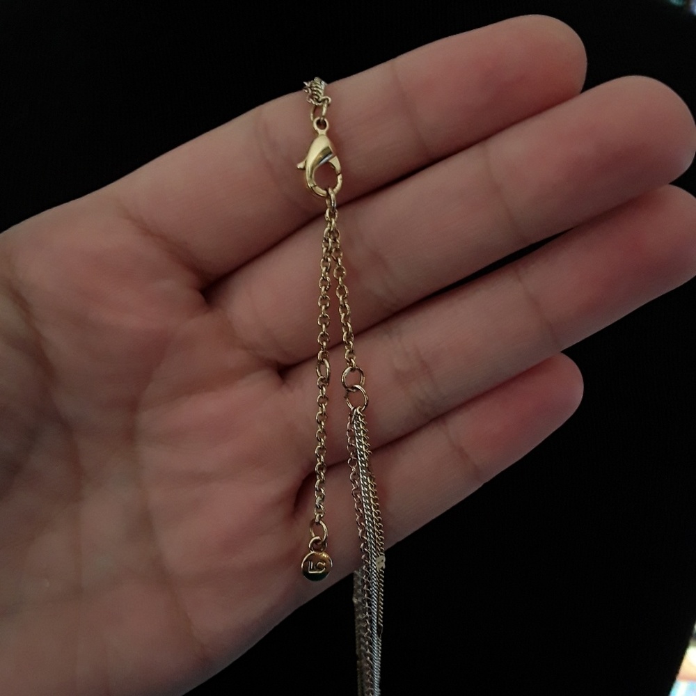 Lauren Conrad Delicate Three Strand Necklace - Picture 3 of 3